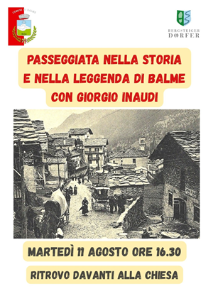 Una passeggiata tra storia e leggenda per scoprire l'anima più profonda di Balme con Giorgio Inaudi