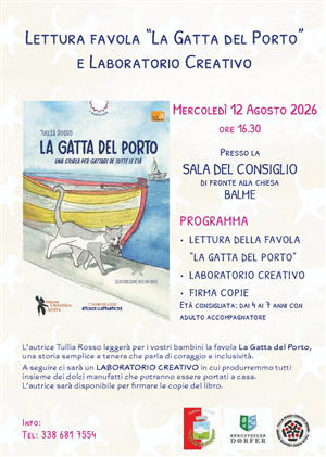 "La Gatta del Porto", una favola tra lettura e creatività